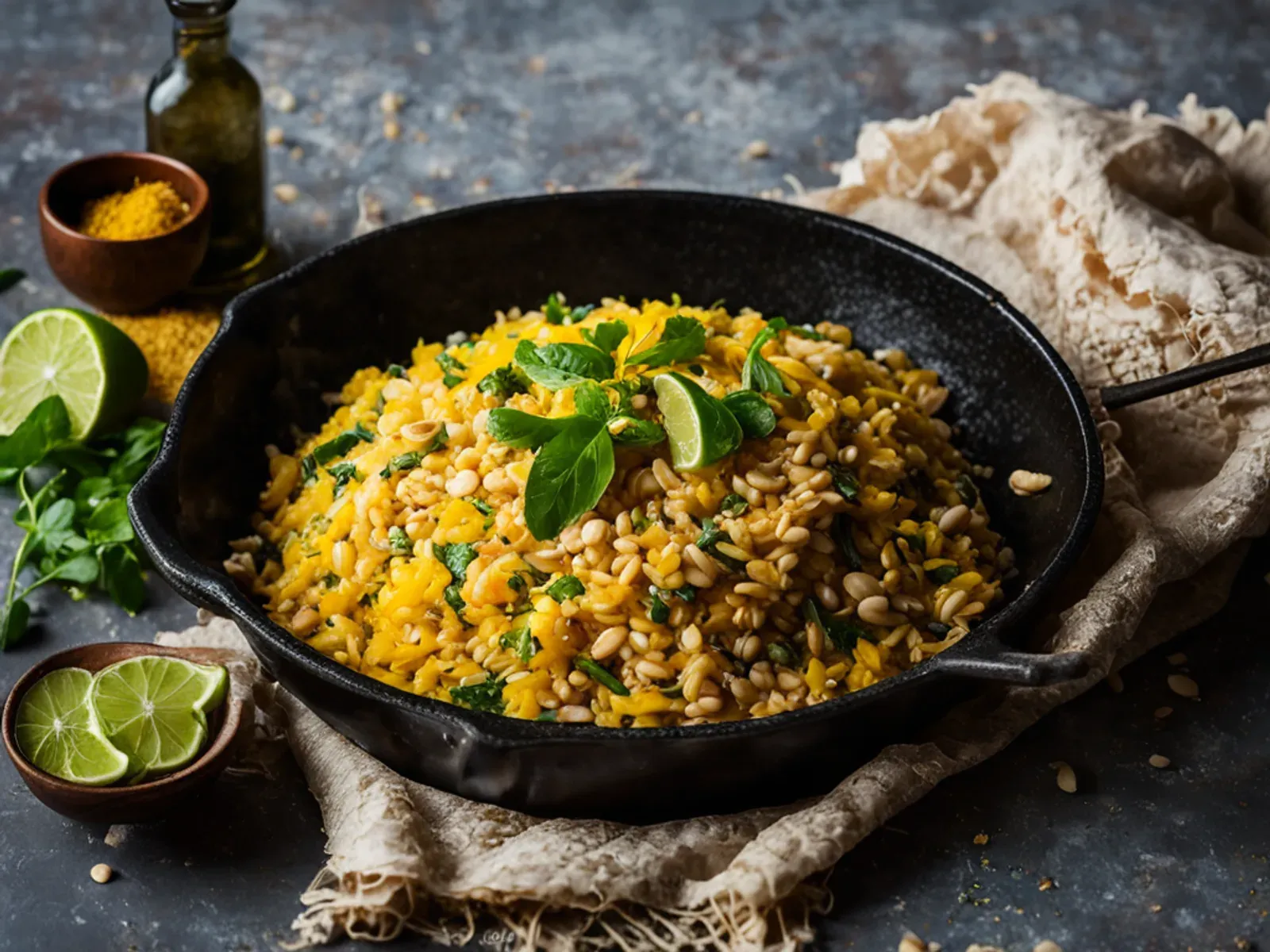 15-Minute Kanda Poha with Peanuts, Curry Leaves and Lime — A quick kanda poha recipe: flattened rice tossed with soft onions, crunchy peanuts, mustard seeds, curry leaves and lime.