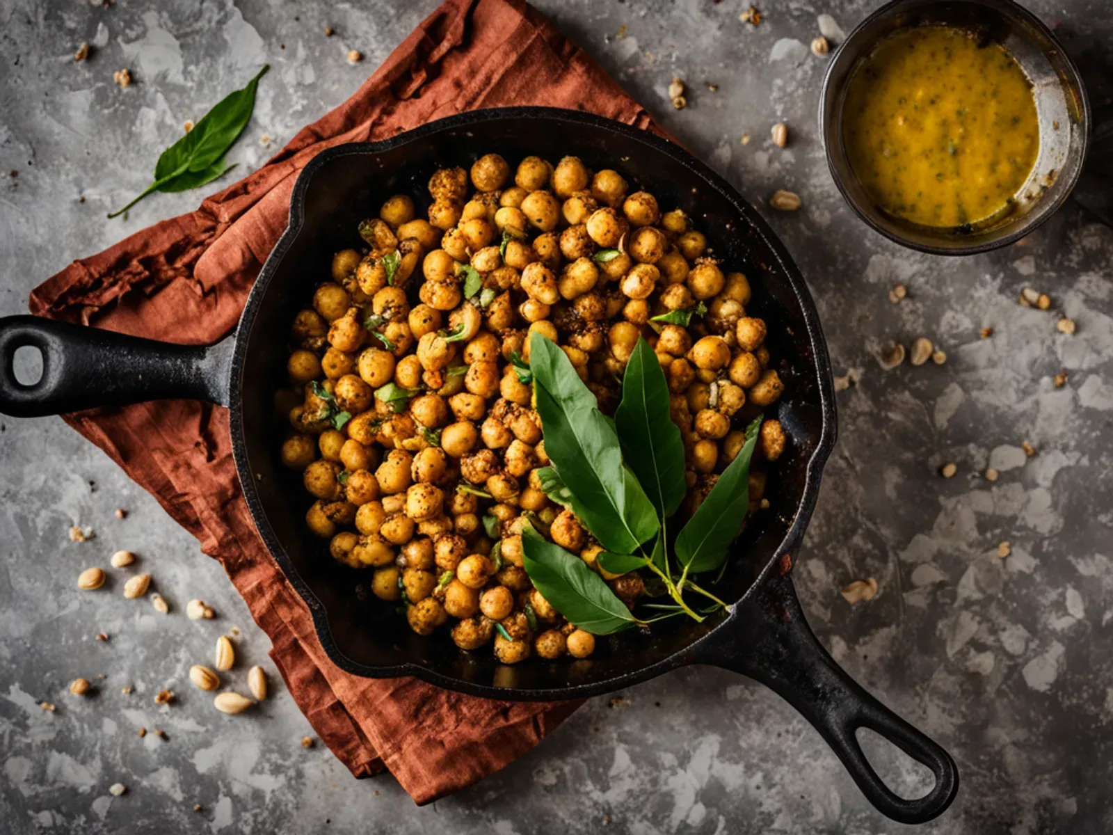 Crispy Masala Roasted Makhana Recipe with Ghee, Peanuts and Curry Leaves — A roasted makhana recipe for Navratri: fox nuts slow-roasted in ghee, then tossed with peanuts, curry lea