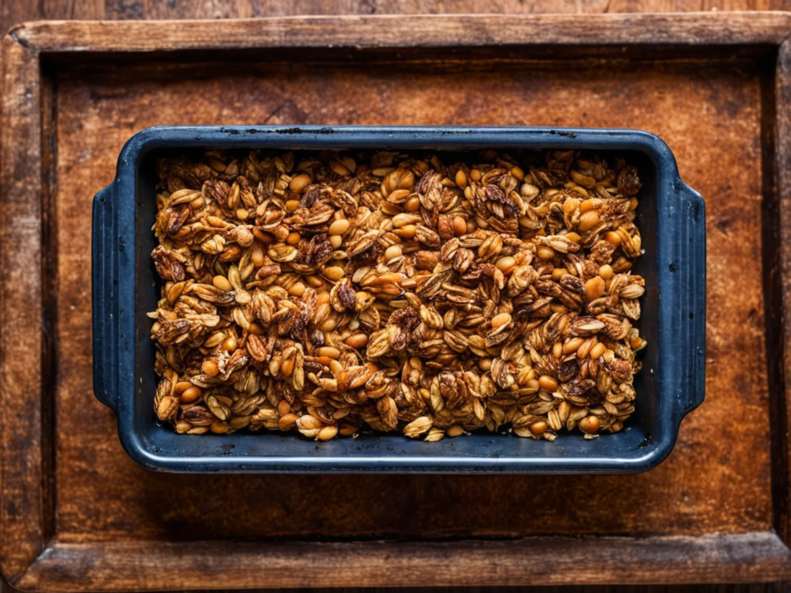 Healthy Pumpkin Granola Clusters with Pepitas, Pecans and Hemp Hearts — Crunchy pumpkin spice granola clusters made with oats, pumpkin purée, maple syrup, pecans, pepitas and hemp 
