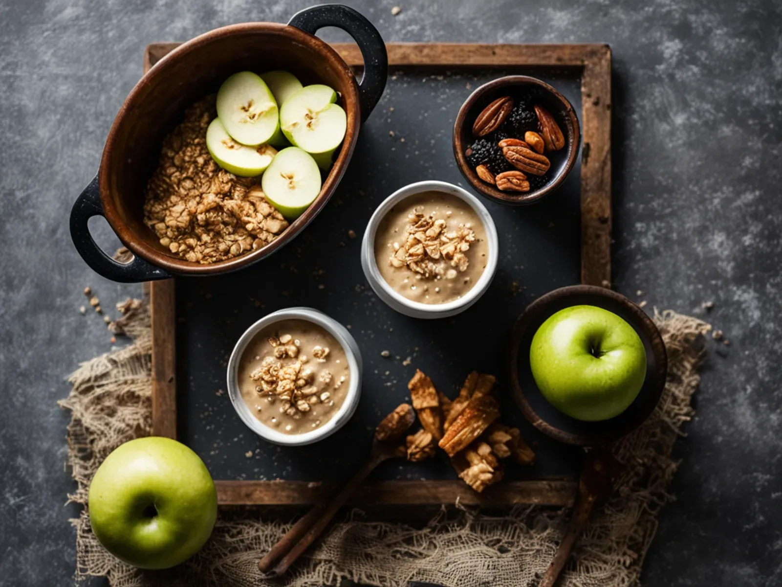 High Protein Apple Pie Smoothie with Silken Tofu and Oats — A thick, cinnamon-spiced apple pie smoothie made with silken tofu, soy milk, oats and dates. No protein powder needed, a