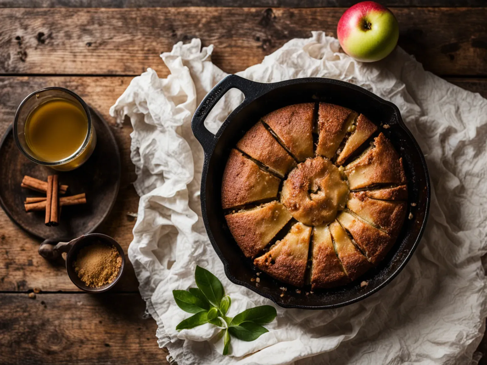 One-Bowl Vegan Apple Cake with Olive Oil and Cinnamon Sugar Top — A tender vegan apple cake made in one bowl with olive oil, brown sugar and almond milk, loaded with diced apples a