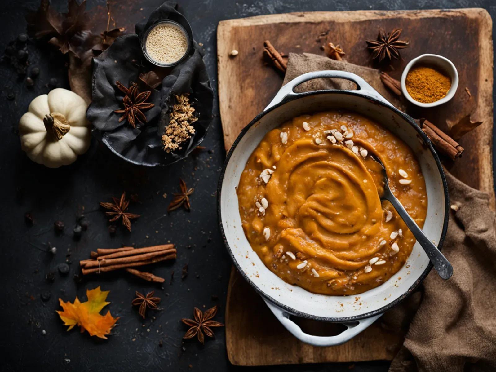 Pumpkin Pie Protein Overnight Oats — Pumpkin protein overnight oats made with soy milk, hemp hearts, chia and warm pie spices, then topped with toasted pecans. Make them tonight fo
